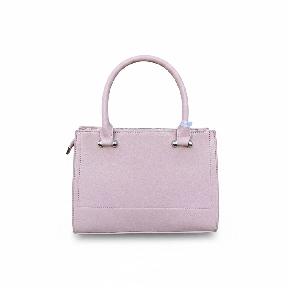 La Terre Light Pink Satchel Purse
